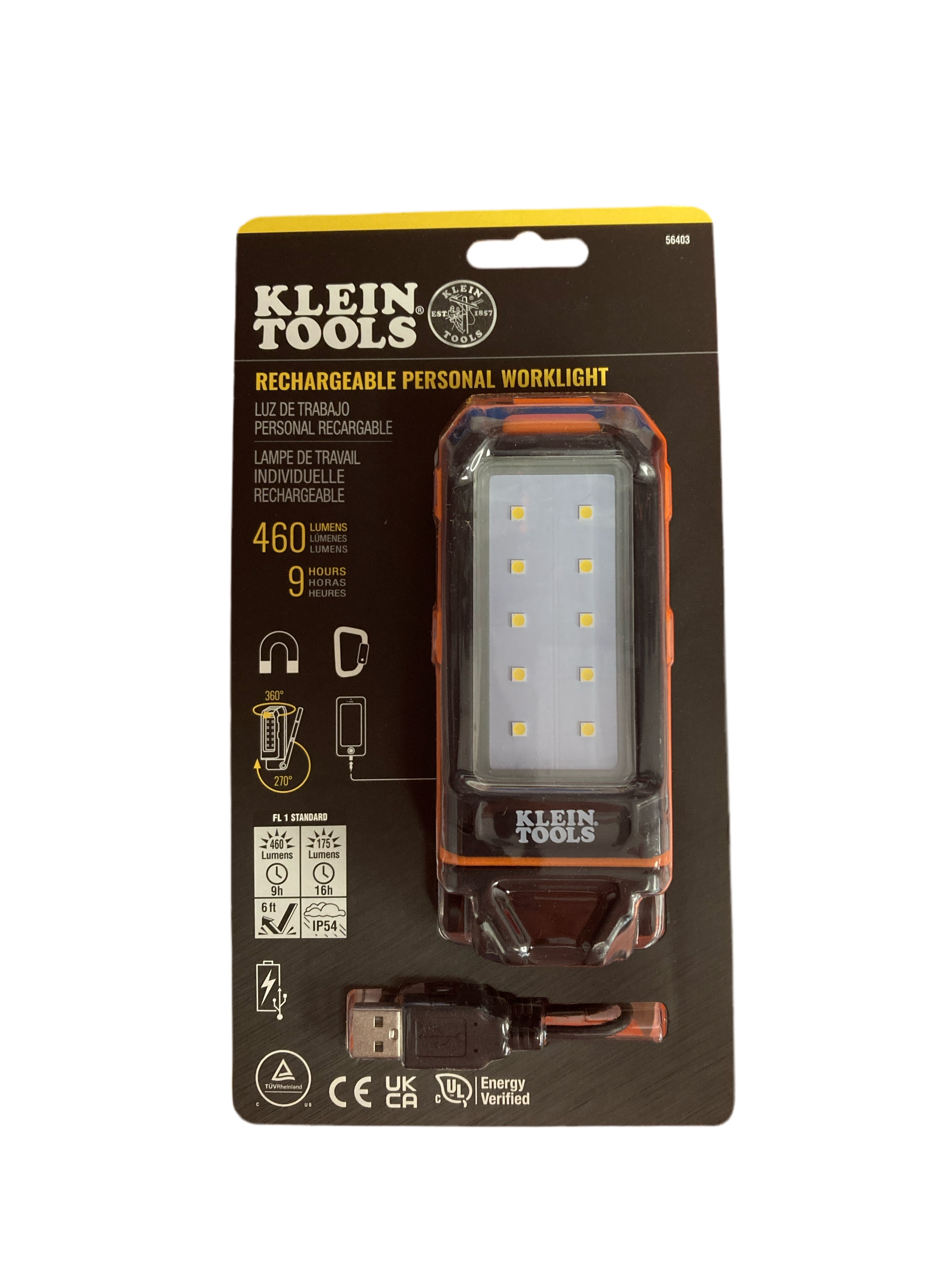 56403 Rechargeable Personal Work Light – QR Supply House